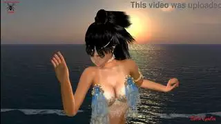 عاهرة غريبة زرقاء تتعرض لاختراق مزدوج من بي بي سي في غرفة نوم السلطان